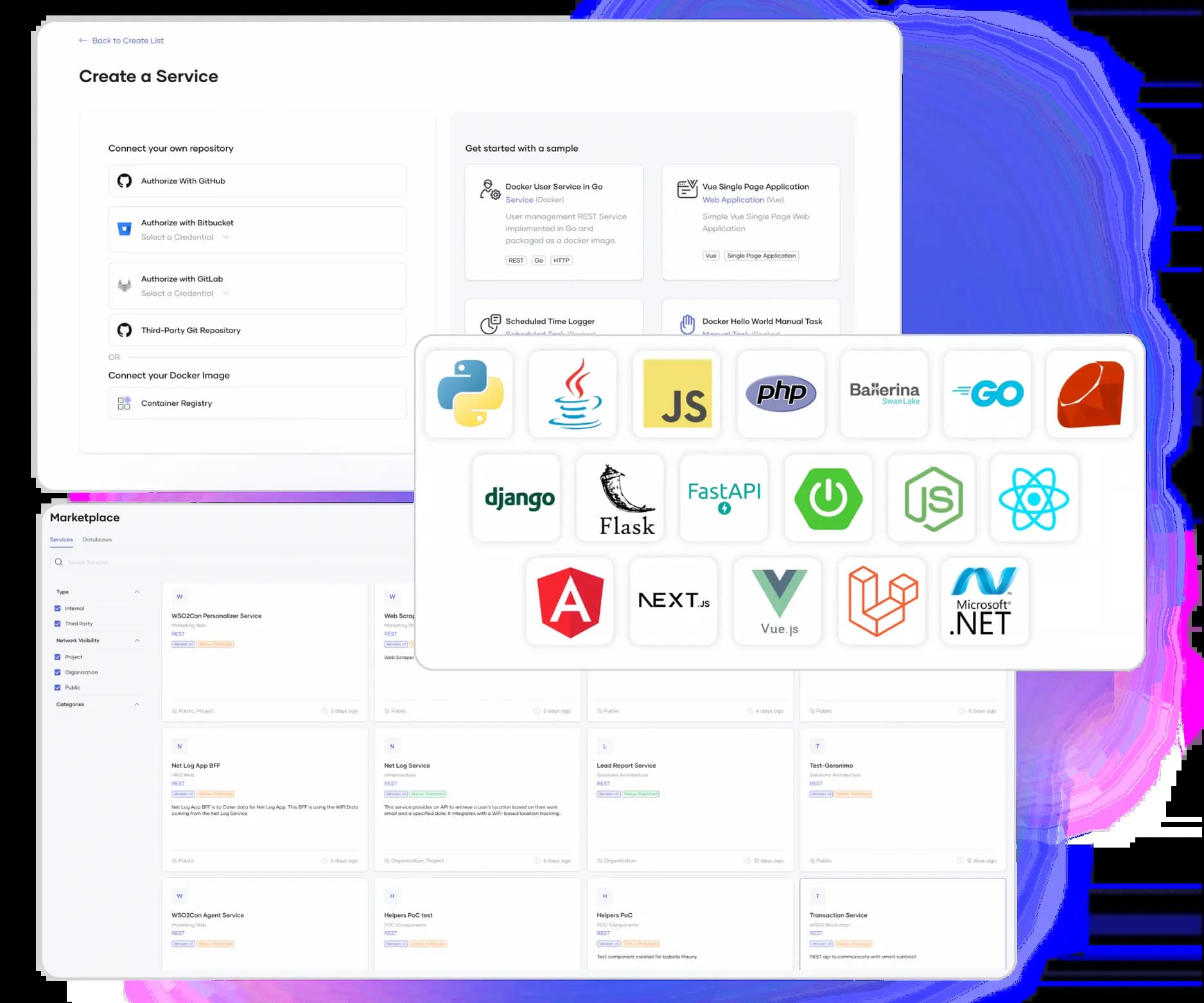 Modern development with built-in tools developers love